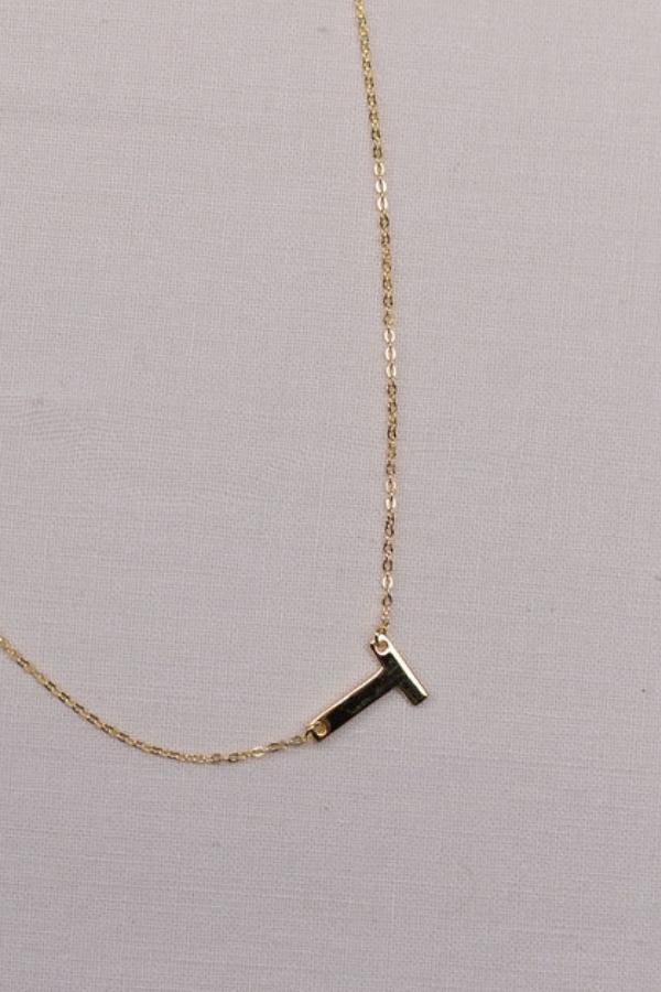 The Company 'Initial Me' Pendant - T