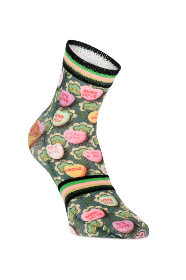 Xpooos Amore Heart Candy Socks