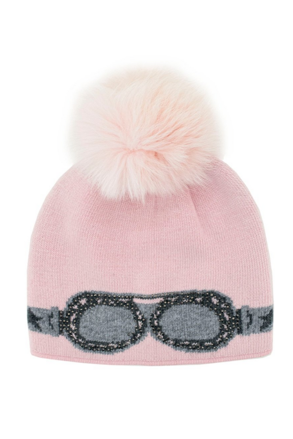Ski Goggles Pom Hat - Multiple Colours Available