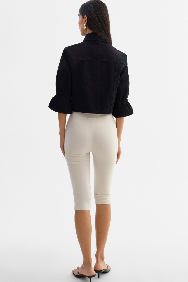 LAMARQUE Carolina Denim Ruffle Sleeve Jacket (Available in Multiple Colours)