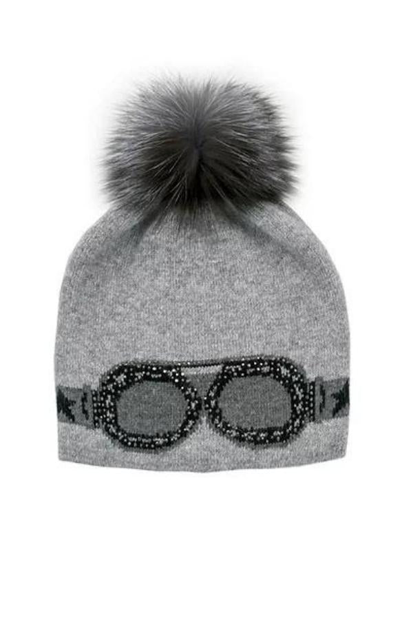 Ski Goggles Pom Hat - Multiple Colours Available