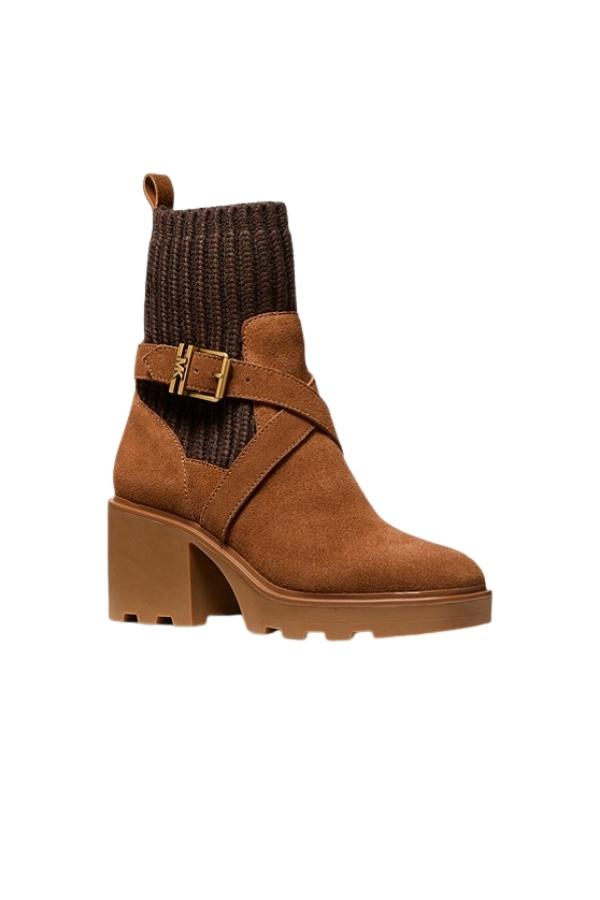 Michael Kors Keisha Suede Knit Bootie