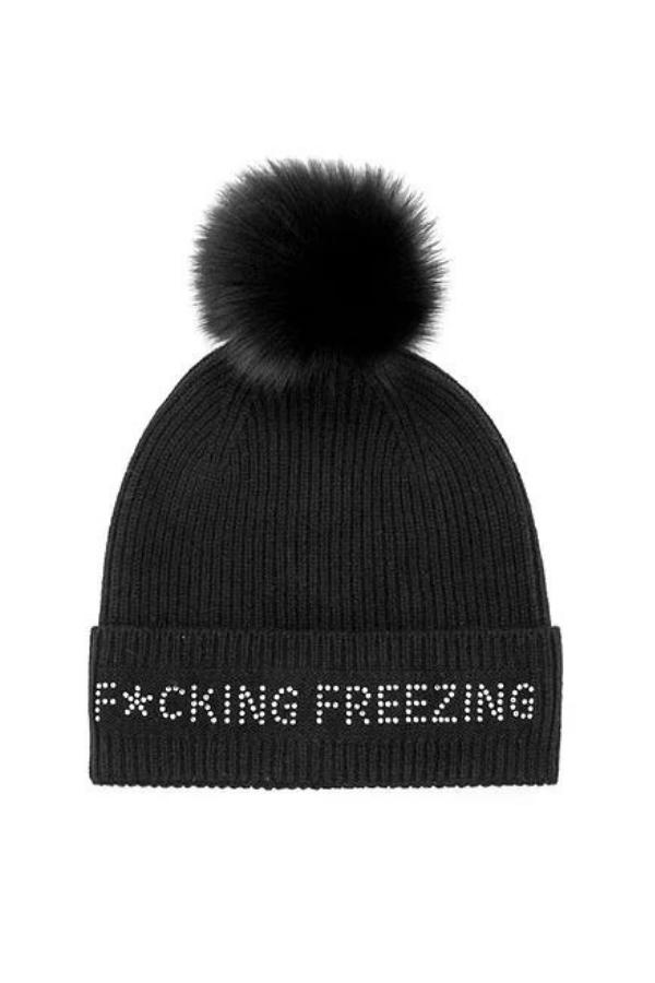 Crystal 'Cold' Knit Hat