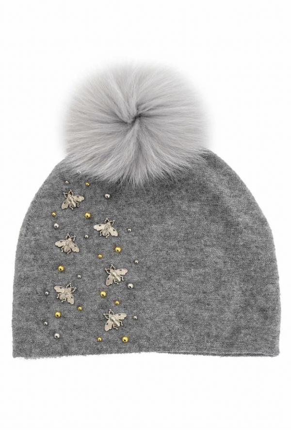 Bees and Beads Pom Hat - Multiple Colours Available