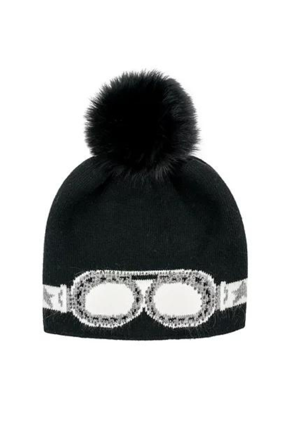 Ski Goggles Pom Hat - Multiple Colours Available