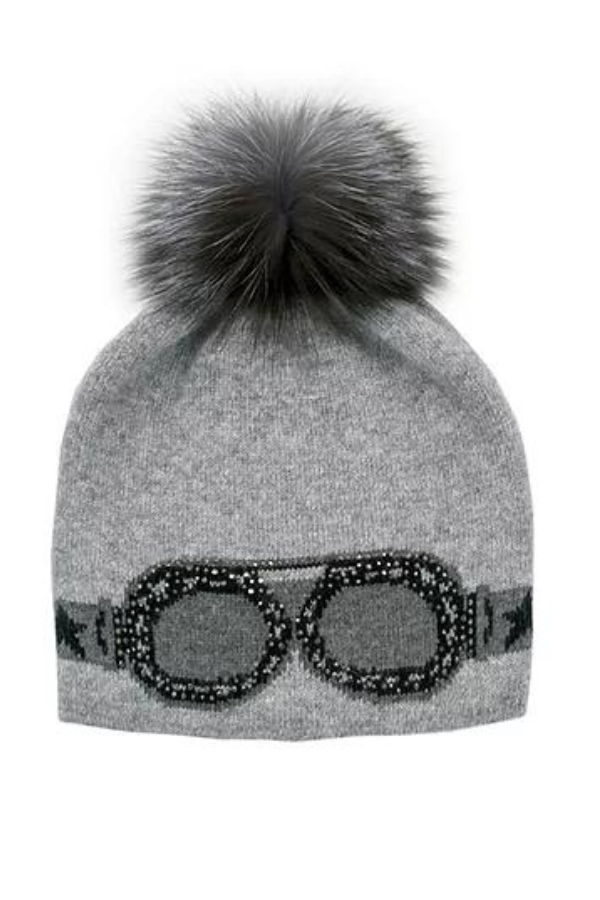 Ski Goggles Pom Hat - Multiple Colours Available