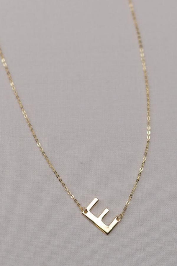 The Company 'Initial Me' Pendant - E