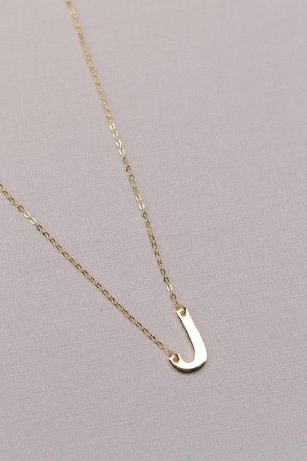 The Company 'Initial Me' Pendant - J