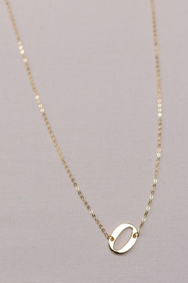 The Company 'Initial Me' Pendant - O