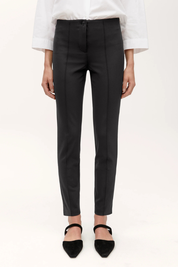 Cambio Ros Pin-Tucked Classic Pant