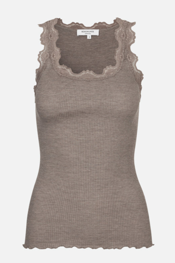 Rosemunde Silk Lace Tank Top