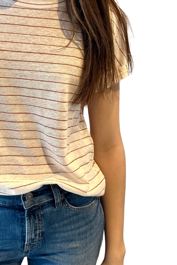 Repeat Striped Short Sleeve Tee