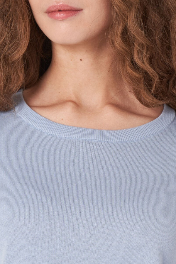 Repeat Short Sleeve Knit Pullover (Available in Four Colours)