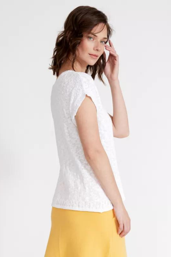 Holebrook Isabella Knit Cap Sleeve Top (Available in Two Colours)