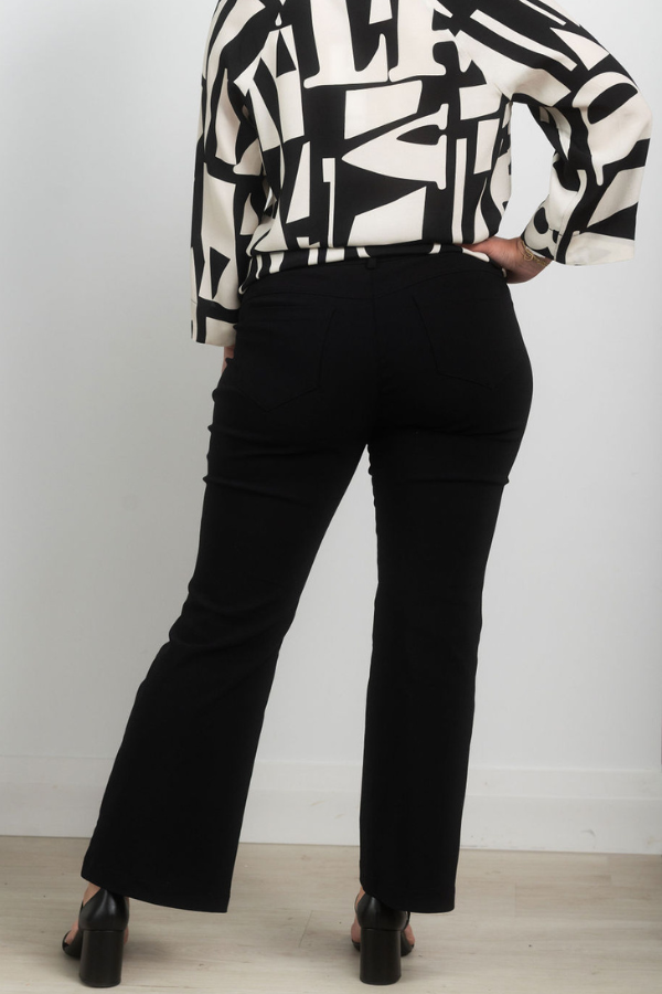 Brenda Beddome Crop Flared Twill Pants (Available in Multiple Colours)