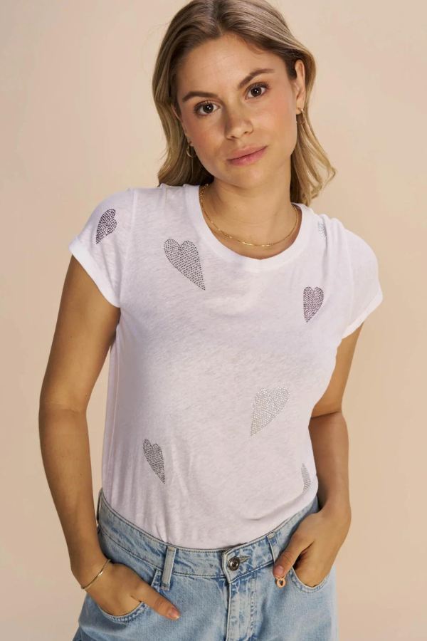 Mos Mosh Heart Glam Tee (Two Colours Available)