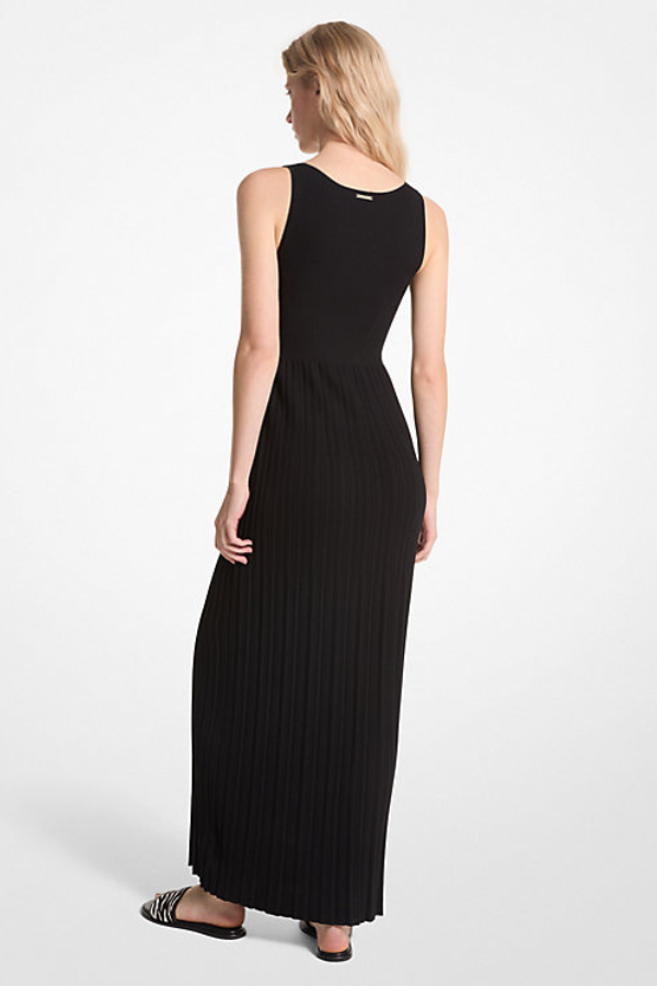 Michael Kors Scoop Tank Flounce Maxi Dress (Available in Multiple Colours)