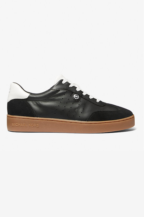 Michael Kors Scotty Leather Lace Up Sneaker