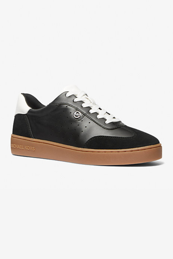 Michael Kors Scotty Leather Lace Up Sneaker