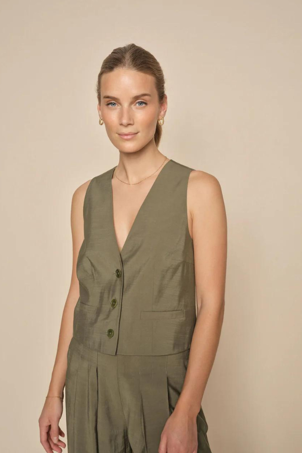 Mos Mosh Edena Button Down Vest