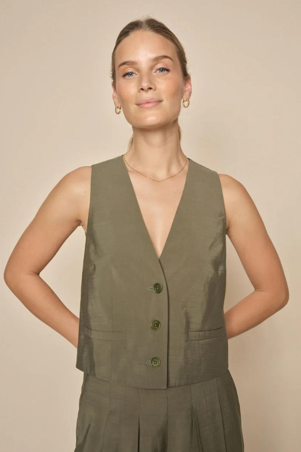 Mos Mosh Edena Button Down Vest