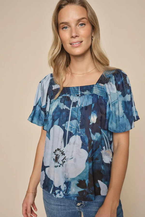 Mos Mosh Floral Print Blouse