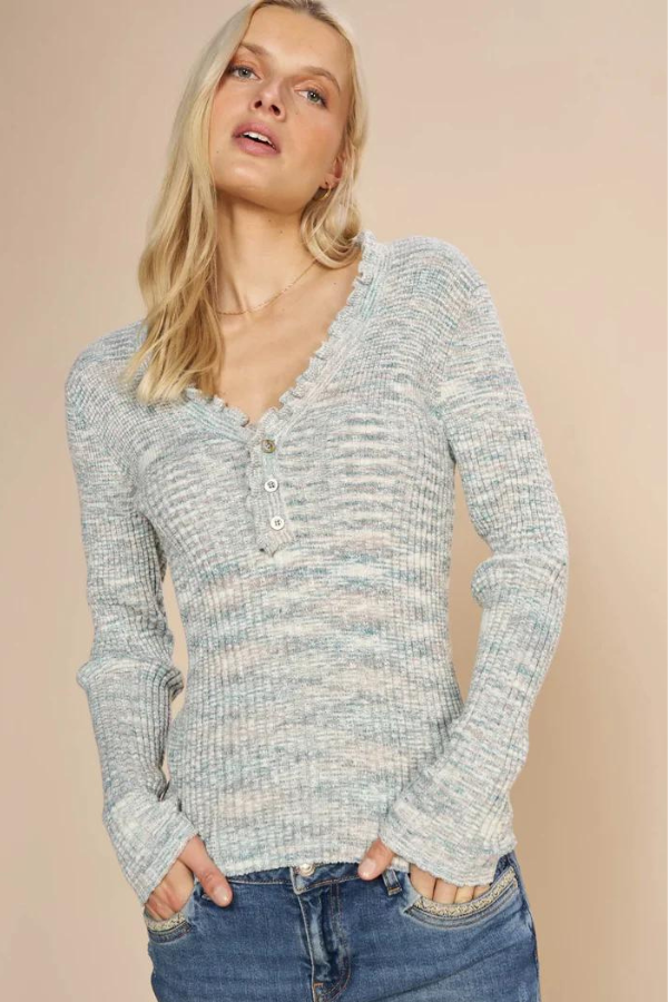 Mos Mosh Eisley Rib Knit Top