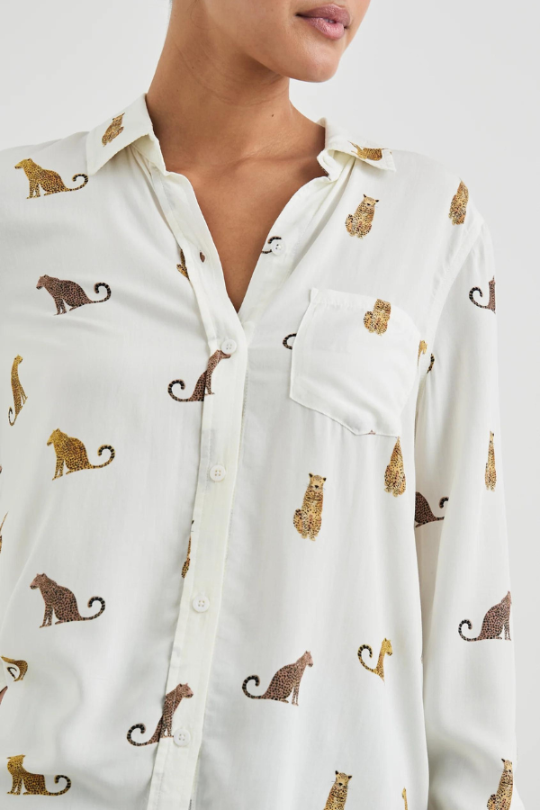 Rails Wild Animals Print Shirt