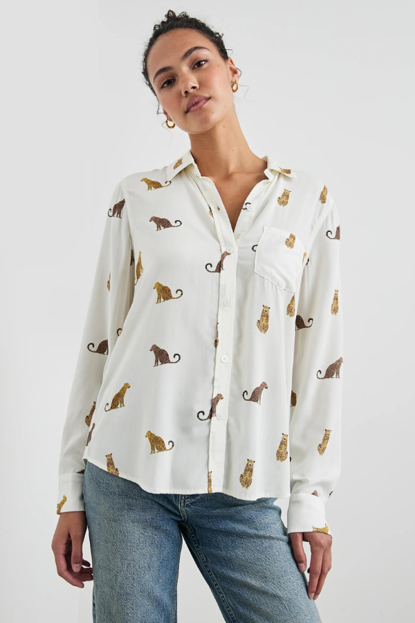 Rails Wild Animals Print Shirt