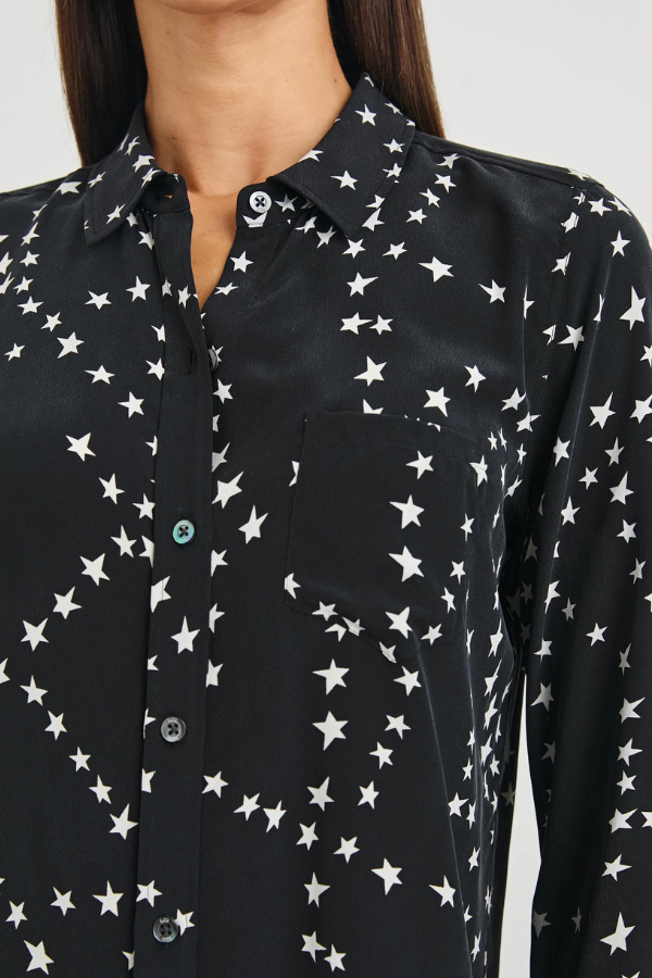 Rails Star Chain Print Shirt