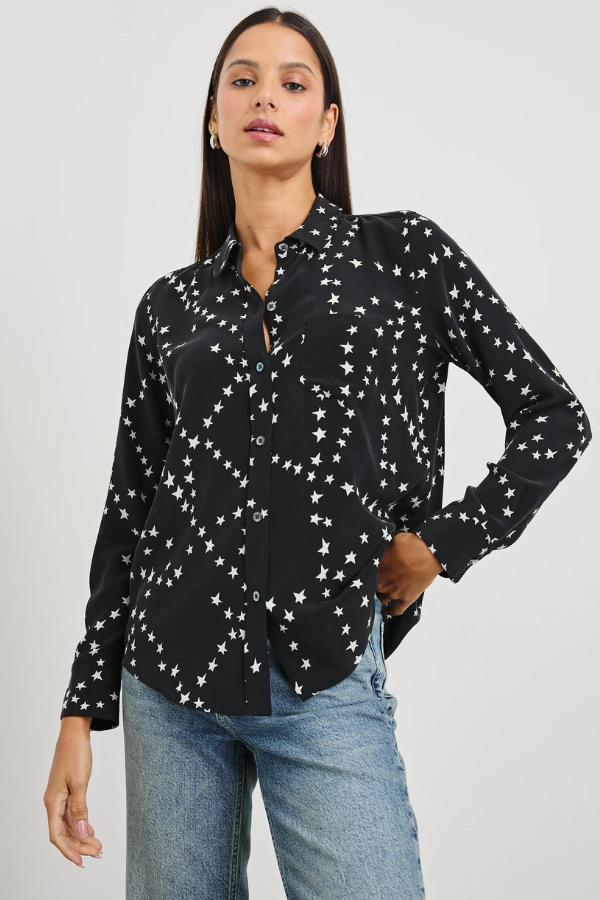 Rails Star Chain Print Shirt