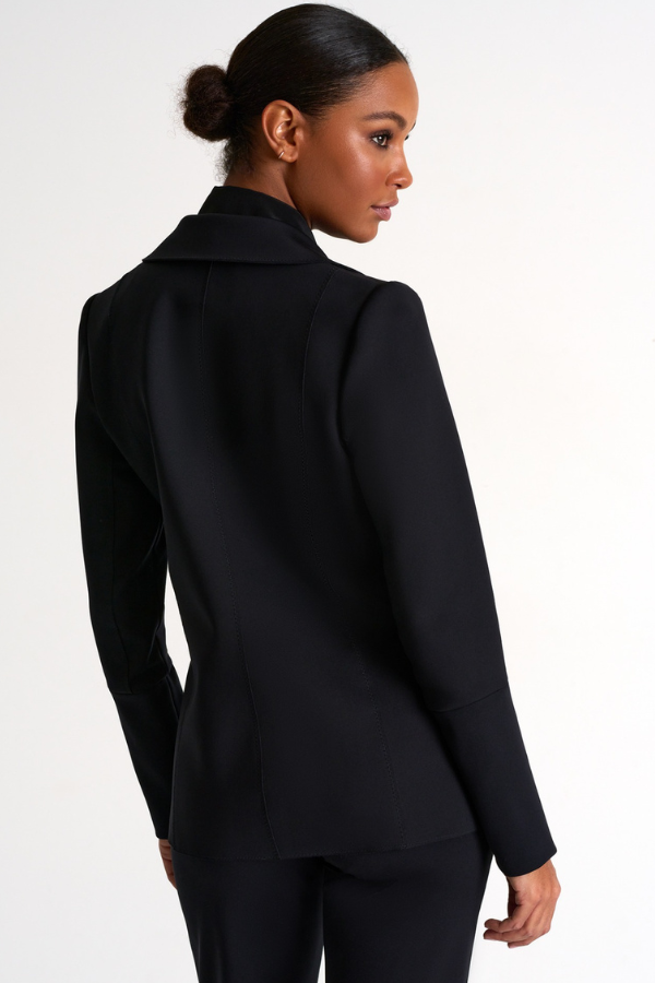 SHAN Structured Jersey Blazer