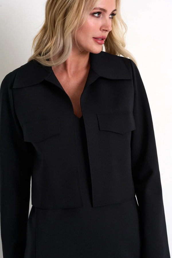 SHAN Contemporary Cropped Jacket