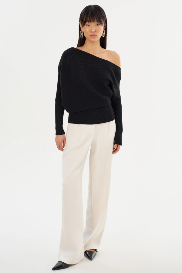 Lamarque Off the Shoulder Knit Top