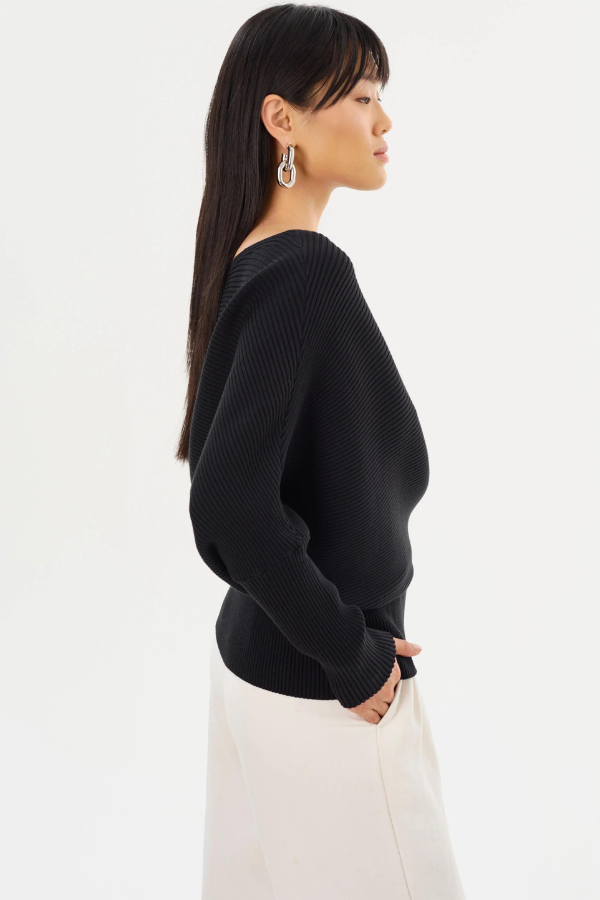 Lamarque Off the Shoulder Knit Top