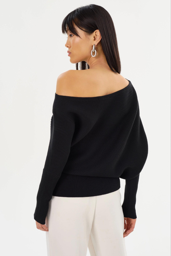 Lamarque Off the Shoulder Knit Top