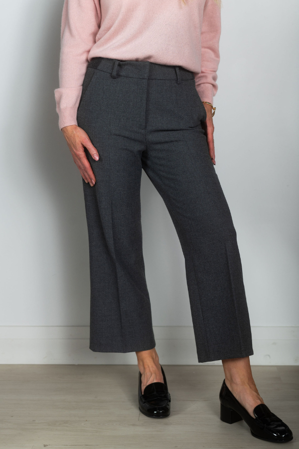 Cambio Pintuck Cropped Pant