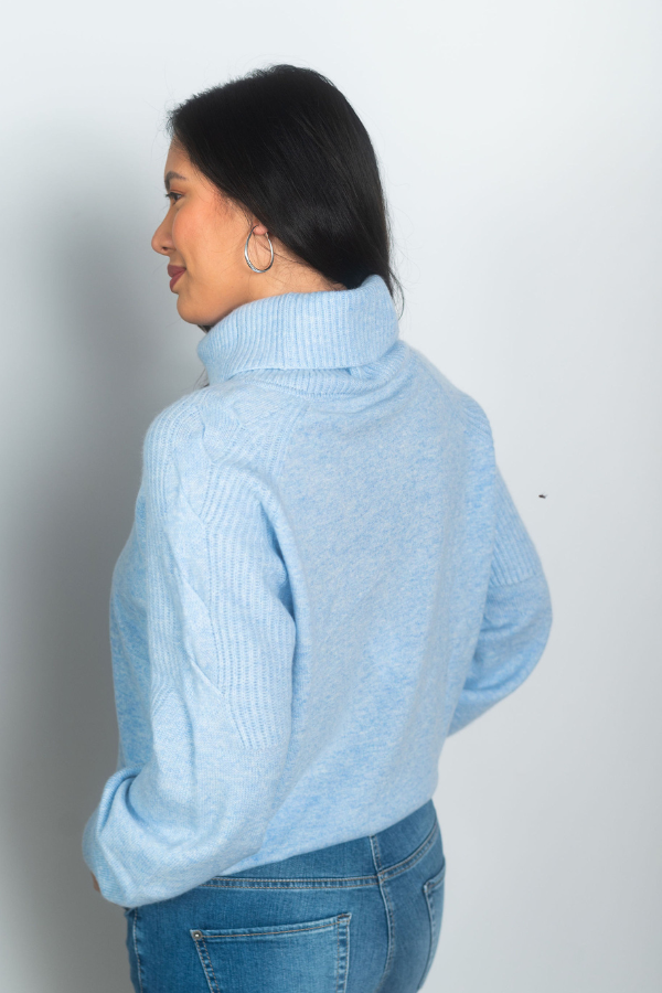 Repeat Wide Turtleneck Sweater (Available in Two Colours)