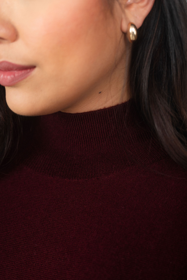 Repeat Mock Neck Cashmere Sweater