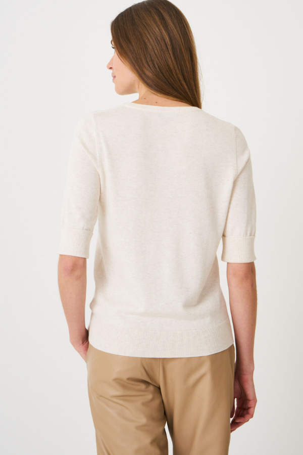 Repeat Classic Short Sleeve Knit Pullover