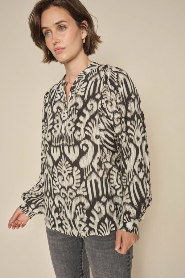 Mos Mosh Birna Noelli Print Blouse