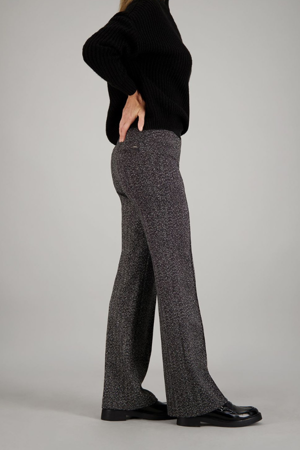 Gardeur Herringbone Print Pant