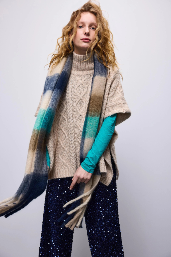 Summum Turtleneck Poncho