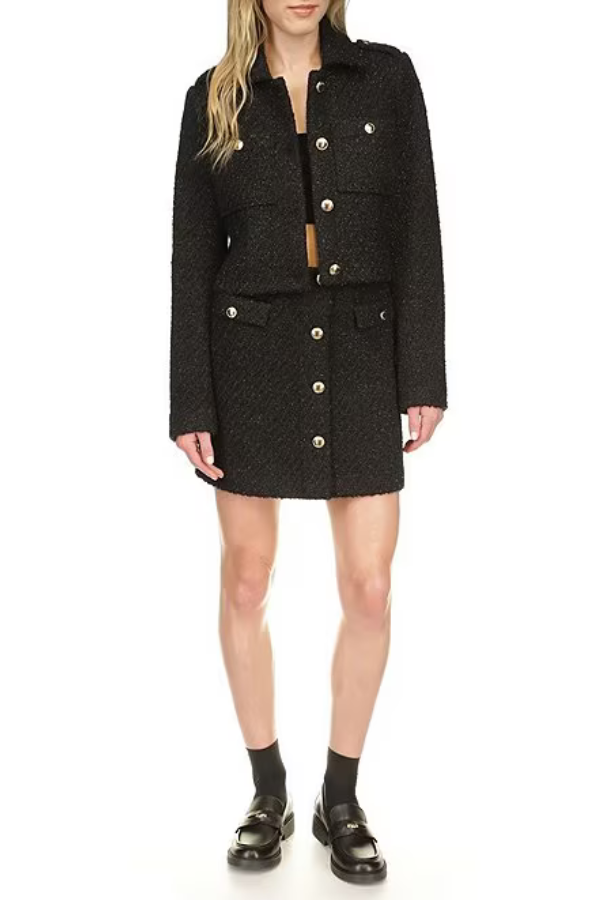 Michael Kors Tweed Crop Jacket