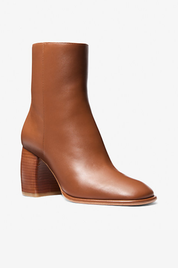 Michael Kors Maude Leather Bootie