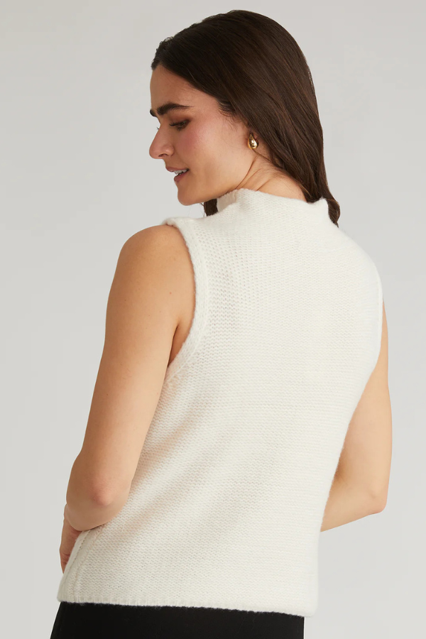 525 America Kendall Funnel Neck Cable Knit Vest (Available in Two Colours)