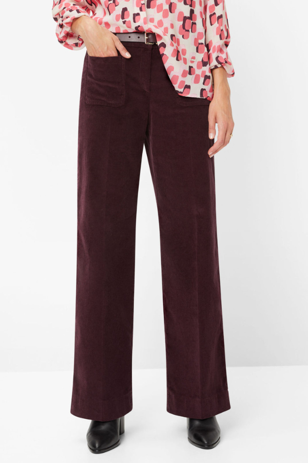 Brax Main Wide Leg Corduroy Pant