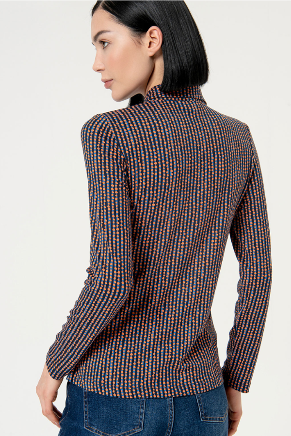 Surkana Striped Print Shirt