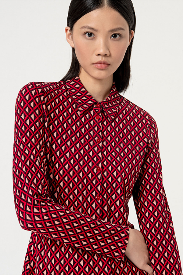 Surkana Geo Print Shirt