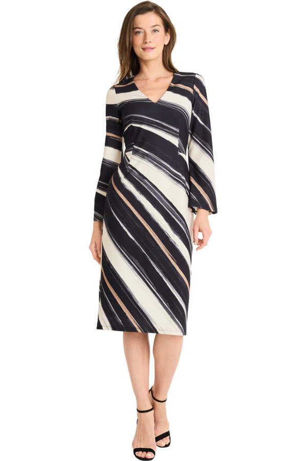 Maggy London Bell Sleeve Sheath Dress